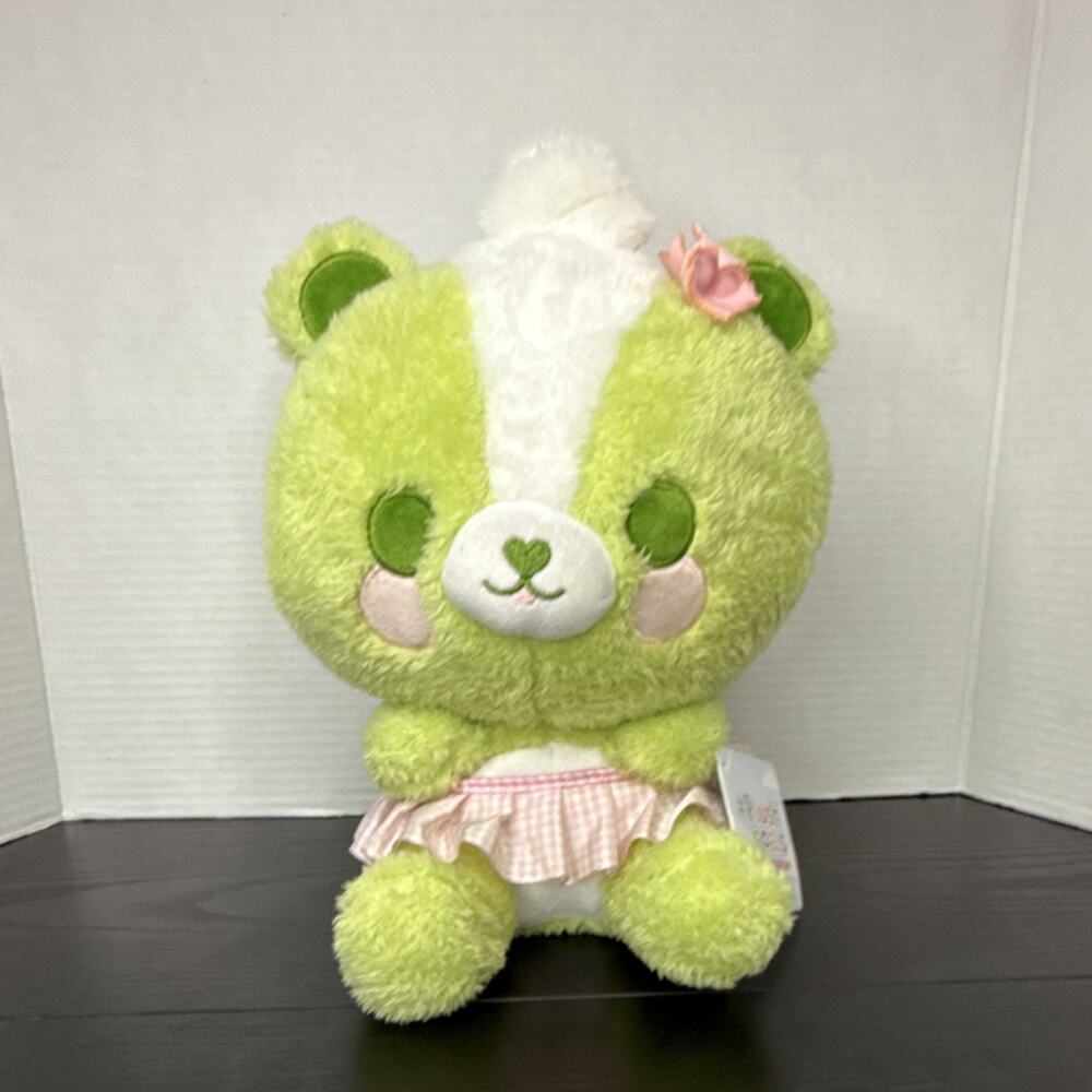 Cuddle Barn #PlushGoals Medium Green Squirrel Stuffed Animal Washable 2023